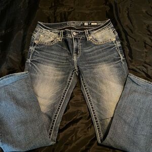 Miss Me Dark Blue Boot Cut Jeans